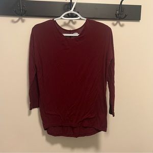 Old Navy Luxe 3/4 Sleeve Top - L